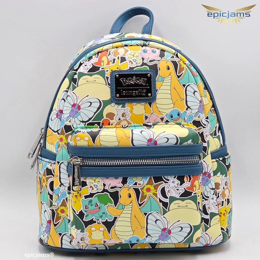 Loungefly Pokemon Sticker Collage Mini Backpack